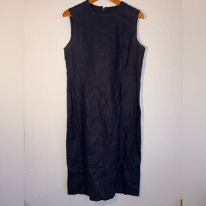 Vintage Geary Roark Kamisato Navy Blue dress size 12
